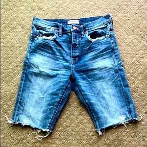 Madewell Distressed Denim Shorts Sz 28